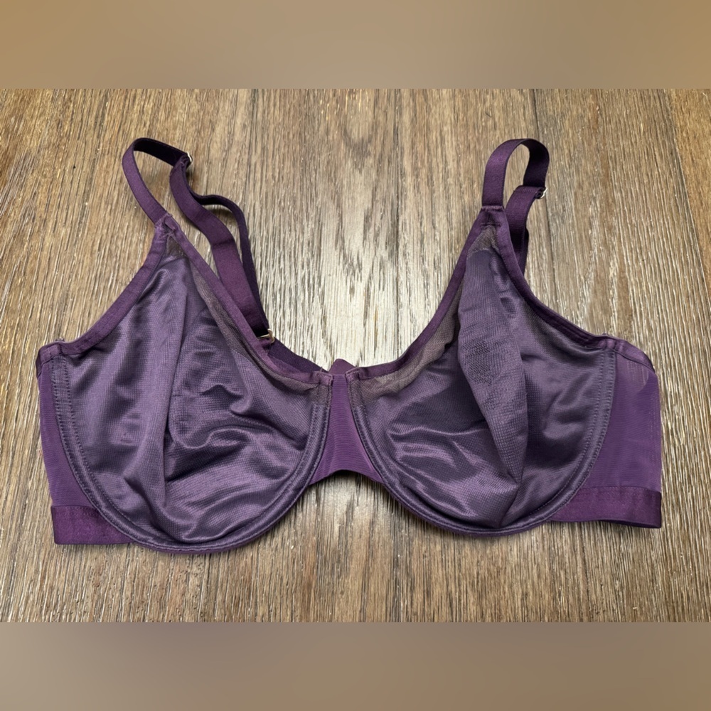 Soma unbelievable lift perfect coverage Deep Purple Women's Bra size 40D
